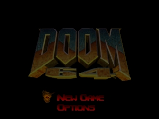Doom 64 title screen for Nintendo 64